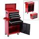 Homcom Portable Tool Chest Rolling Toolbox Storage Cabinet Cart Sliding Drawers