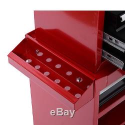 HOMCOM Portable Tool Chest Rolling Toolbox Storage Cabinet Cart Sliding Drawers