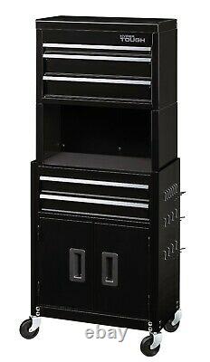 HYPER Tough 20 Rolling Sturdy Steel Tool Chest 5 Drawers and Cabinet Tool Boxes