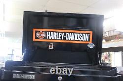 Harley-Davidson 11 Drawer, Lift Top Rolling Tool Box Model 06128 & 06228