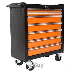 Heavy Duty 16 Drawers Tool Cart Top Chest Box Rolling Toolbox Cabinets Storage