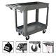 Heavy Duty 40 Utility Service Cart 550 Lbs Capacity 2 Layers Rolling Tool Cart