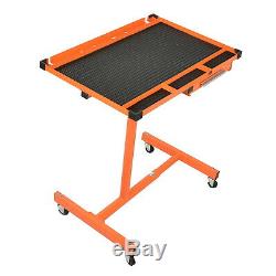 Heavy Duty Adjustable Work Table Bench, 200 lbs Rolling Tool Cart Alike Sunex