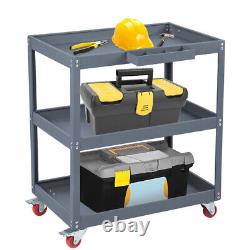 Heavy Duty Mechanic Tool Cart 3 Tier Rolling Tool Cart General Tool Cart Storage