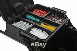 Heavy Duty Rolling Tool Box Chest Storage Wheels Expanding Lid Storage