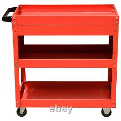 Heavy Duty Rolling Tool Storage Cart Metal Chest Garage Trolley Organizer Drawer