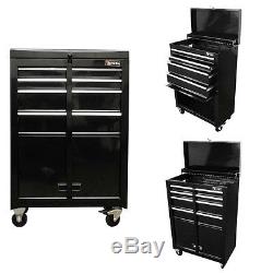 Heavy Duty Tool Box 4 Drawer Metal Steel Rolling Cabinet Garage Storage Chest
