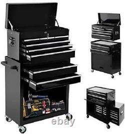 High Capacity Rolling Tool Chest With Wheels And Drawers, 8-Drawer Tool Storage