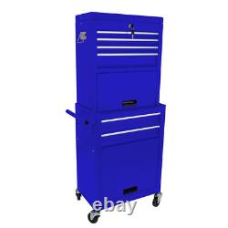 High Capacity Rolling Tool Chest with Wheels and Drawers 6-Drawer Storage