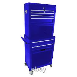 High Capacity Rolling Tool Chest with Wheels and Drawers, 6-Drawer Storage