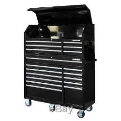 Husky 18 Drawer Tool Box and Rolling Cabinet Combo