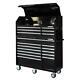 Husky 18 Drawer Tool Box And Rolling Cabinet Combo