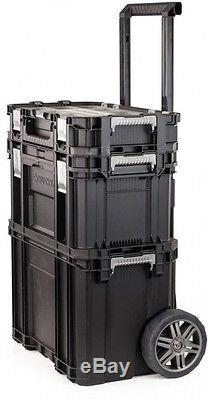 Husky 22 In. Connect Rolling System Portable Tool Box Storage Organizer Cart