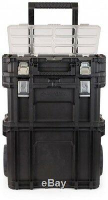 Husky 22 in. Connect Rolling System Portable Tool Box Storage Crate Organization