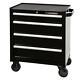 Husky 26 In. W 4-drawer Rolling Cabinet Tool Box Chest Organizer In Gloss Black