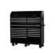 Husky 61 In. W X 18 In. D 18-drawer Tool Chest And Rolling Cabinet Combo Black