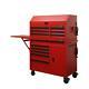 Husky Deep Combination Tool Chest Rolling Cabinet Set Matte Red (12-drawer)