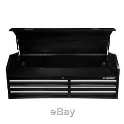 Husky Tool Chest Rolling Cabinet Combo 61 in. W x 18 in. D 18-Drawer Black