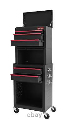 Hyper Tough 20-In 5-Drawer Rolling Tool Chest & Cabinet Combo