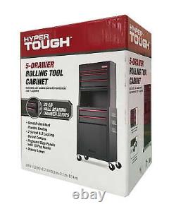 Hyper Tough 20-In 5-Drawer Rolling Tool Chest & Cabinet Combo