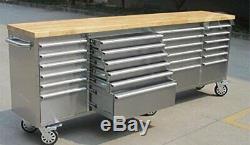 Industrial Mobile Work Bench Mobile Rolling Tool Box Chest Storage Cabinet Job