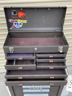 Kennedy Tool Box #9 Model 206 & 520 Bottom Rolling And Top Tool Boxes Brown