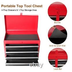 Koreyosh 2-in-1 Utility Rolling Tool Organizer Chest Storage Cabinet with5 Drawers