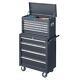 Large Mobile Tool Cabinet 9 Drawers Rolling Tool Chest With Wheels For Workshop