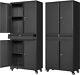 Letaya Metal Garage Storage Cabinet With Wheels, 72 Rolling Tool Cabinet With 4