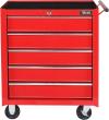 Lockable 5-drawer Rolling Tool Chest Tool Organizer Box With Wheels And Handle