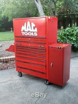 Mac Tools MB1100 Tool Box Roll Away Storage Chest Garage Red Large Shop Boxes