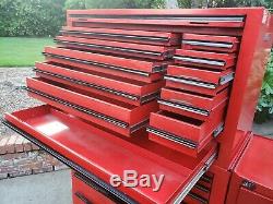 Mac Tools MB1100 Tool Box Roll Away Storage Chest Garage Red Large Shop Boxes