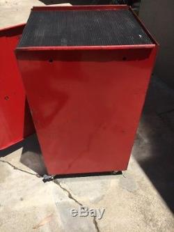 Mac Tools Side Box Rolling Cart Shop tool Chest Box on Casters