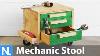 Making A Rolling Mechanic Stool With Tool Drawers Woodworking