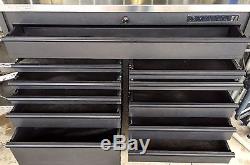 Matco 4 Pro 22 Double Bay 12 Drawer Rolling Tool Cart Box w Steel Top Upgrade