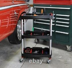 Mechanic Cart Tool Rolling Storage Organizer Utility Caddy Tray Box Wheel Slide