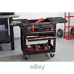 Mechanic Rolling Tool Cart Chest Toolbox Storage Garage Adjustable Organizer