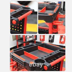 Mechanic Rolling Tool Cart Organizer Utility Car Wash Detail Trolley Tray Box