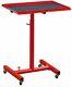Mechanic Rolling Tool Tray Adjustable Utility Cart Stand Work Table Sturdy Steel