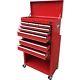 Mechanics Tool Box Roller Chest Shop Garage Rolling Storage Cabinet Toolbox Red