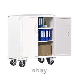 Metal Rolling Storage Cabinet Garage Tool storage Cabinet with Wheels lockable