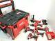 Milwaukee 2698-26 M18 18v 6 Tool Combo Kit With 2 Batteries Packout Rolling Box Ln