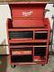 Milwaukee 46 In. 16-drawer Tool Chest And Rolling Cabinet Set, Red And Black