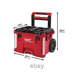 Milwaukee 48-22-8426 Packout Impact Resistant Modular Rolling Tool Box, 250-lbs