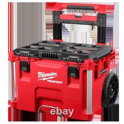 Milwaukee 48-22-8426 Packout Impact Resistant Modular Rolling Tool Box, 250-lbs