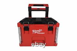 Milwaukee 48-22-8426 Packout Rolling Tool Box Stackable Case IP35 Weather Seal