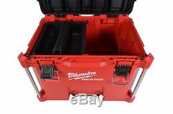 Milwaukee 48-22-8426 Packout Rolling Tool Box Stackable Case IP35 Weather Seal