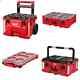 Milwaukee 48-22-8426 Rolling Tool Box With Packout Organizers, & Large Tool Box