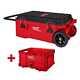 Milwaukee 48-22-8428 Packout 38 In. Rolling Tool Chest + Packout Crate Storage B