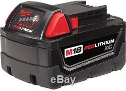 Milwaukee M18 Combo Kit (7-Tool) 4-Batteries Charger PACKOUT Rolling Tool Box
